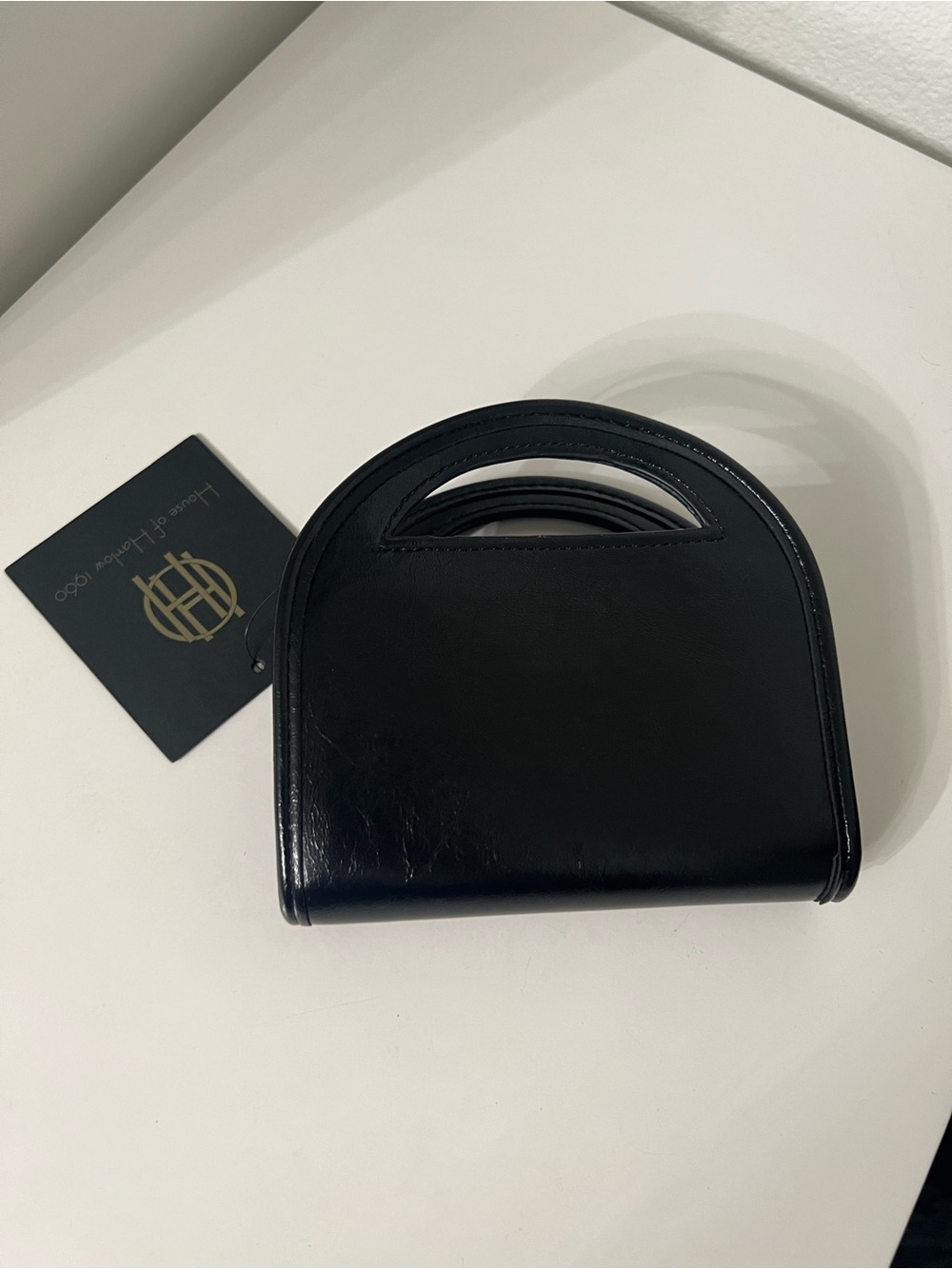 House of Harlow New mini faux Leather Top-Handle, crossbody Bag/ Wallet.
